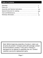 Preview for 2 page of Game Winner 170238 Assembly Instructions & User Manual