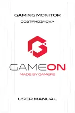 GAMEON GO27FHD240VA User Manual preview