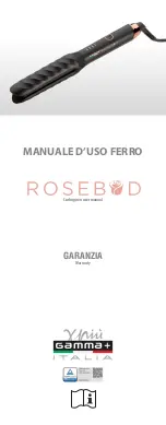Gammapiu Rosebud User Manual preview