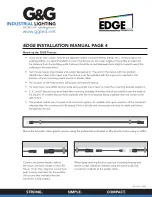 Preview for 4 page of G&G EDGE Installation Manual