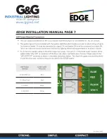 Preview for 7 page of G&G EDGE Installation Manual