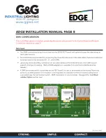 Preview for 8 page of G&G EDGE Installation Manual