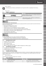 Предварительный просмотр 25 страницы GARANT 914505 User Manual