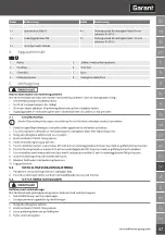 Предварительный просмотр 47 страницы GARANT 914505 User Manual