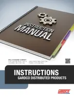 Preview for 1 page of Gardco 8400K Manual