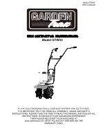 Garden Trax GTW33 Instructions Manual preview