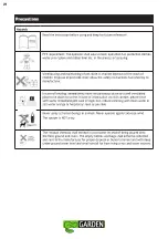 Предварительный просмотр 52 страницы Garden 96.137 User Manual