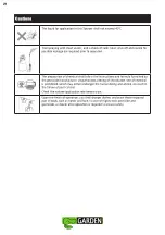 Предварительный просмотр 54 страницы Garden 96.137 User Manual