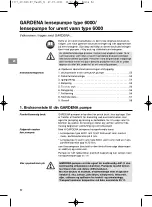 Предварительный просмотр 52 страницы Gardena 6000 Operating Instructions Manual