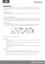 Предварительный просмотр 4 страницы Gardiun KIS12972 Instruction Manual