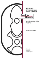 Preview for 1 page of Gardner Denver 5CDL-R Series Parts List Operating And Service Manual