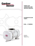 Preview for 1 page of Gardner Denver 9CDL R Series Parts List Operating And Service Manual