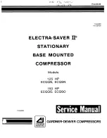 Gardner Denver ELECTRA-SAVER II Service Manual preview