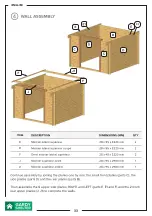 Предварительный просмотр 33 страницы GARDY SHELTER 3365 Assembly Instructions Manual