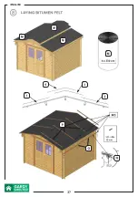 Предварительный просмотр 37 страницы GARDY SHELTER 3365 Assembly Instructions Manual