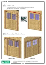 Предварительный просмотр 40 страницы GARDY SHELTER 3365 Assembly Instructions Manual