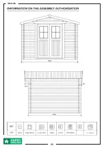 Предварительный просмотр 43 страницы GARDY SHELTER 3365 Assembly Instructions Manual