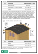 Предварительный просмотр 58 страницы GARDY SHELTER 3365 Assembly Instructions Manual