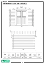 Предварительный просмотр 63 страницы GARDY SHELTER 3365 Assembly Instructions Manual