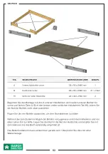 Preview for 62 page of GARDY SHELTER 3789 Assembly Instructions Manual