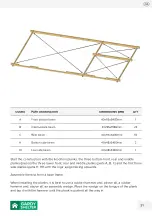 Предварительный просмотр 31 страницы GARDY SHELTER 553540 Assembly Instructions Manual