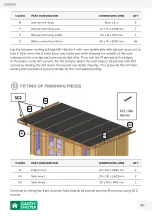 Предварительный просмотр 40 страницы GARDY SHELTER 553540 Assembly Instructions Manual