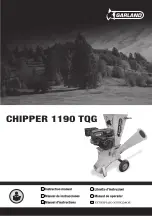Garland CHIPPER 1190 TQG Instruction Manual preview