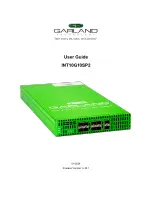 Garland INT10G10SP2 User Manual preview