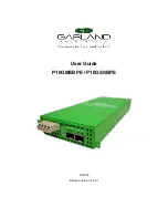 Preview for 1 page of Garland P10GMSBPE User Manual