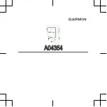 Garmin A04354 Quick Start Manual preview