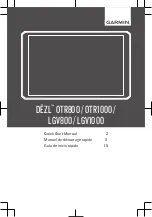 Preview for 1 page of Garmin DEZL OTR800 Quick Start Manual