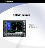 Preview for 1 page of Garmin GNS 530W Quick Reference