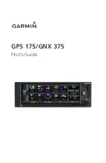 Preview for 1 page of Garmin GPS 175 Pilot'S Manual