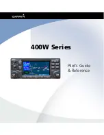 Preview for 1 page of Garmin GPS 400W Pilot'S Manual & Reference