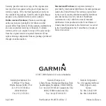 Preview for 4 page of Garmin GPSMAP 431 Important Safety Information