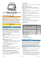 Garmin GPSMAP 702 series Installation Instructions Manual предпросмотр