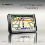 Preview for 1 page of Garmin nuvi 205W-Series Lynstartvejledning