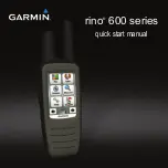Garmin Rino 655t Quick Start Manual preview