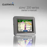 Garmin Zumo 200 Series Owner'S Manual preview