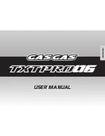 Preview for 3 page of GAS GAS TXT PRO - 2006 User Manual