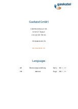 Preview for 2 page of gaskatel HydroFlex User Manual