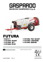 Gaspardo FUTURA Series Use And Maintenance предпросмотр