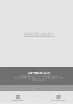 Предварительный просмотр 23 страницы Gastroback DESIGN ESPRESSO PICCOLO PRO Instruction Manual