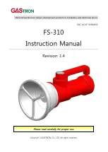 GASTRON FS-310 Instruction Manual preview