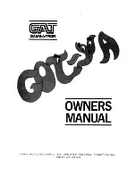 GAT GOT-YA Owner'S Manual preview