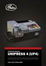 Gates UNIPRESS 4 Operation Manual preview