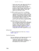 Preview for 114 page of Gateway MD26 Manual Du Matériel