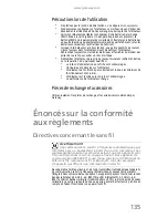 Preview for 143 page of Gateway MD26 Manual Du Matériel