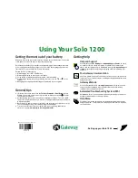 Gateway Solo 1200 User Manual предпросмотр