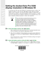 Gateway Solo 9300 Product Support Bulletin preview
